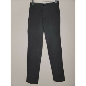 Dockers Slim Fit Chinos Women Gray Flat Front Pants Size 28x32